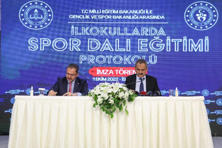 MEB ile Gençlik ve Spor Bakanlığı arasında "İlkokullarda Spor Dalı Eğitimi Protokolü" imzalandı G4