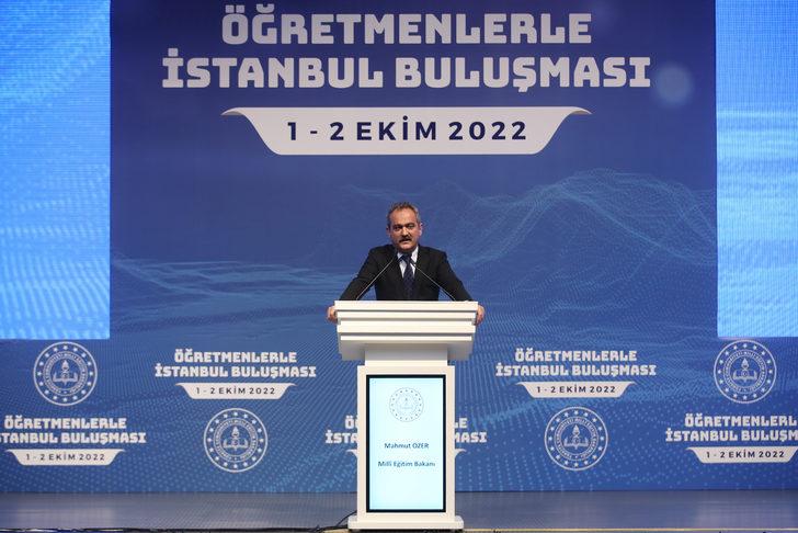 Milli Eğitim Bakanı Özer, Öğretmenlerle İstanbul Buluşması Semineri'nde konuştu: G1