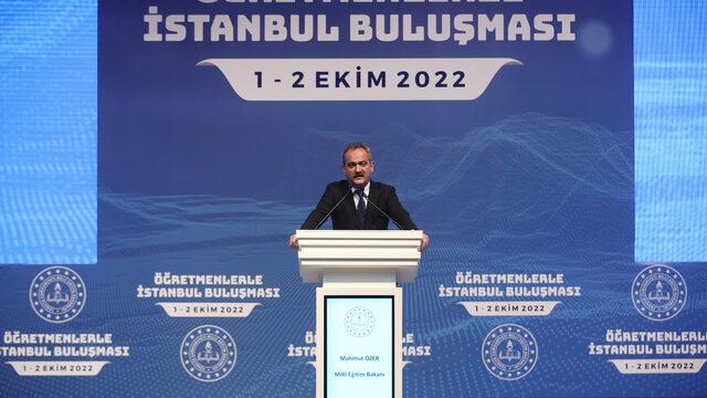 Milli Eğitim Bakanı Özer, Öğretmenlerle İstanbul Buluşması Semineri'nde konuştu: