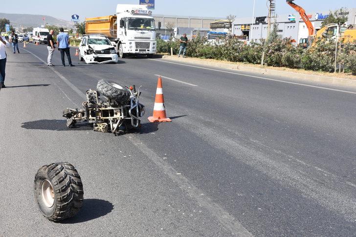İzmir'de otomobille çarpışan ATV'nin sürücüsü yaşamını yitirdi G1