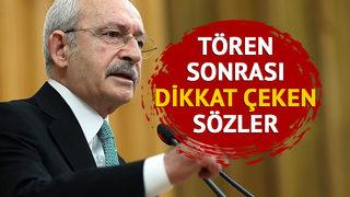 Tören sonrası dikkat çeken sözler! Kılıçdaroğlu'ndan Cumhurbaşkanı Erdoğan'a çağrı