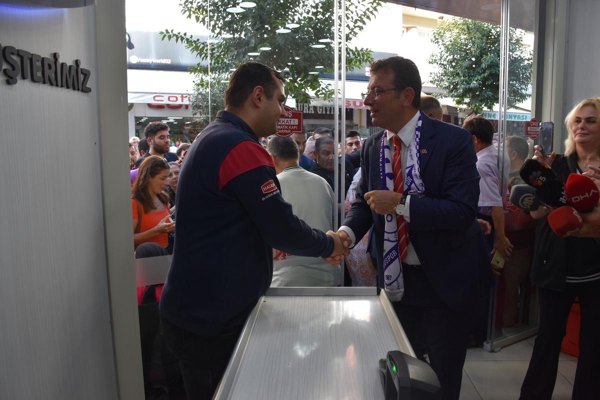 CHP'li b&uuml;y&uuml;kşehir belediye başkanları Ordu'da esnafı ziyaret etti