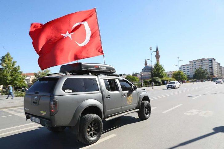 Sivas'ta yarın başlayacak off-road oyunları öncesi araçlar sergilendi G3