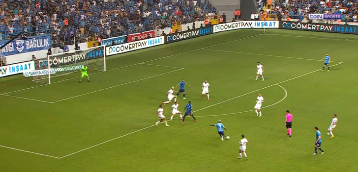 Son dakika: Galatasaray - Adana Demirspor maçına damga vuran pozisyon! Henry Onyekuru ve Badou Ndiaye... G1