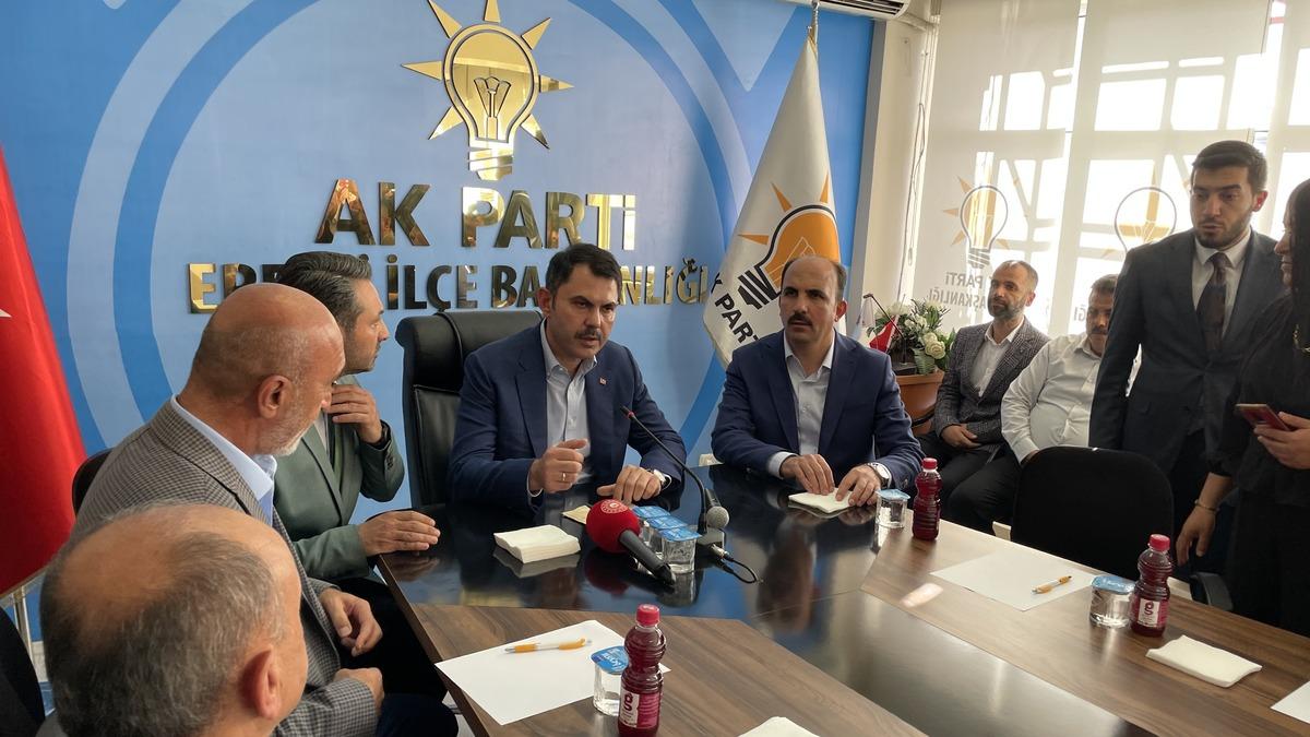 &Ccedil;evre, Şehircilik ve İklim Değişikliği Bakanı Kurum, Konya'da konuştu: