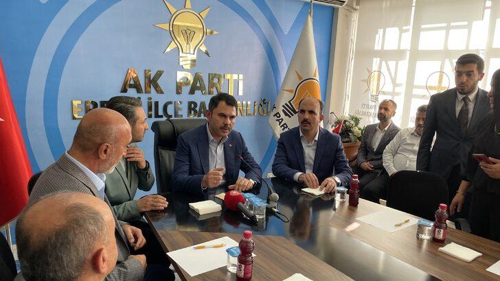 Çevre, Şehircilik ve İklim Değişikliği Bakanı Kurum, Konya'da konuştu: G1