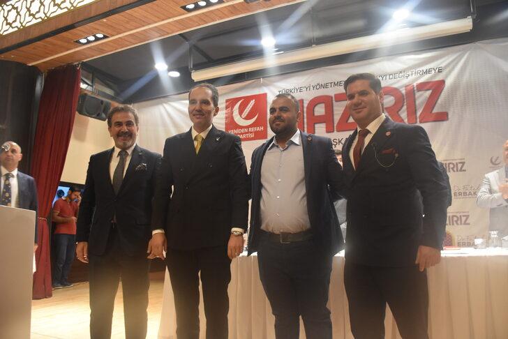 Yeniden Refah Partisi Genel Başkanı Erbakan, Adana'da partisinin il kongresine katıldı G5