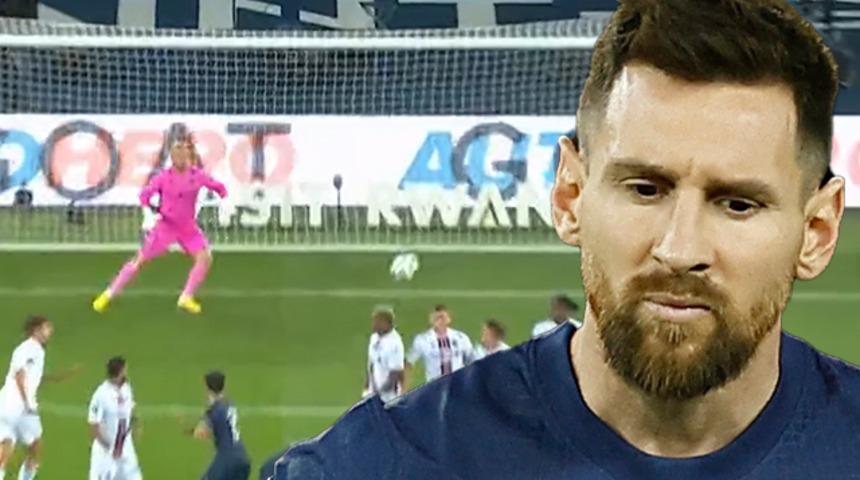 Bu gole şapka çıkartılır! Lionel Messi, PSG - Nice maçında penaltı kullanır gibi frikik attı...