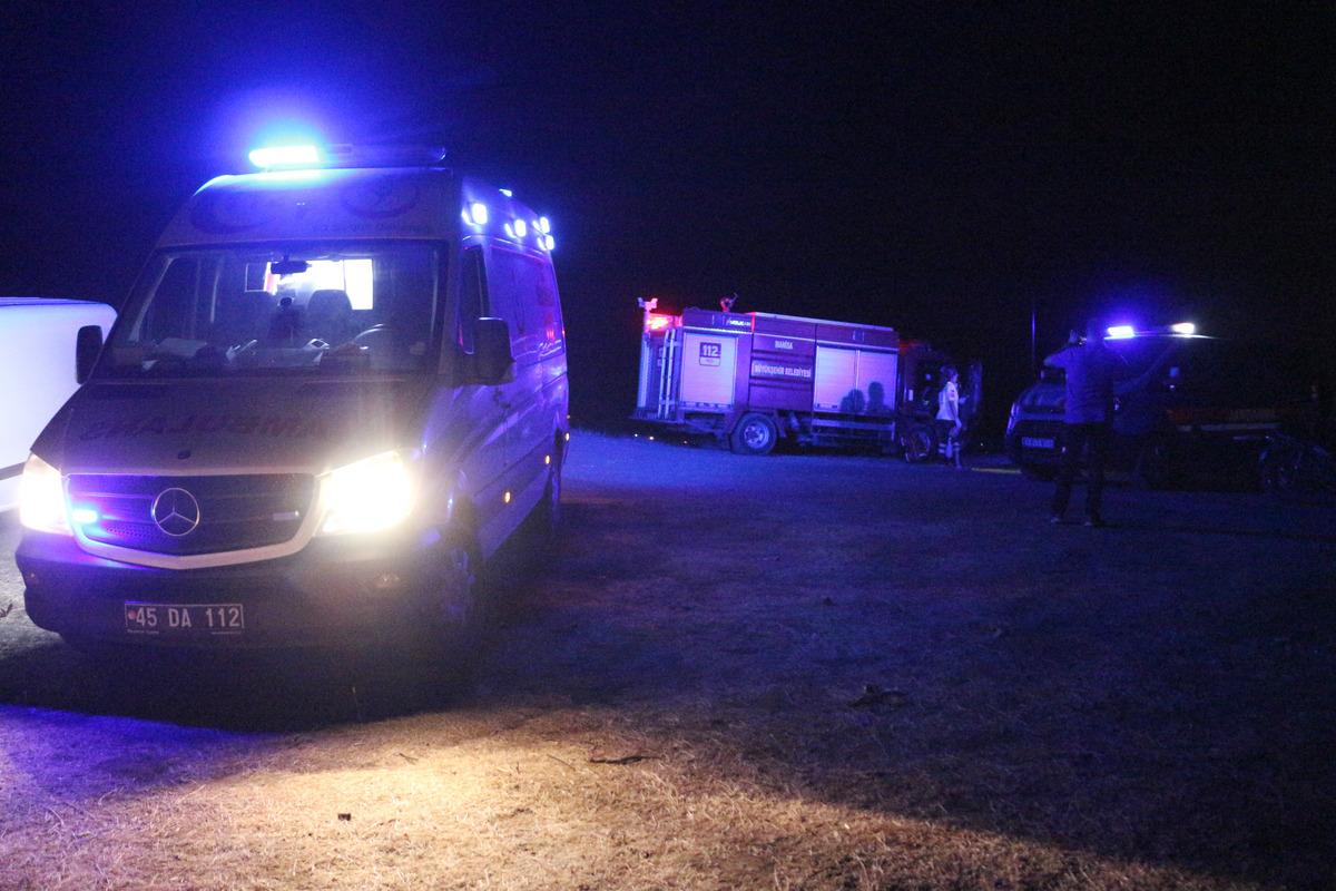 Manisa'da u&ccedil;uruma d&uuml;şen kişi kurtarıldı