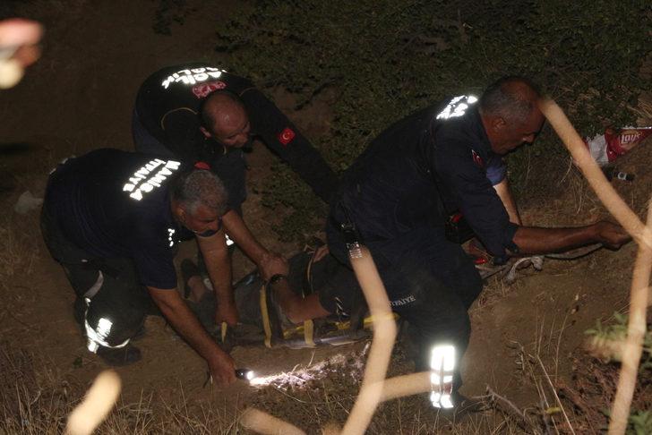 Manisa'da uçuruma düşen kişi kurtarıldı G2