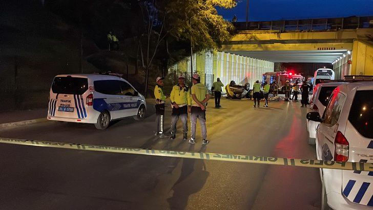 TEM Otoyolu'nda köprüden düşen otomobilin sürücüsü öldü G1