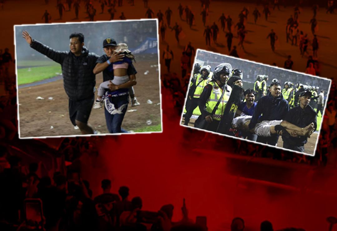 Endonezya'da futbol ma&ccedil;ı kanlı bitti! 125 &ouml;l&uuml;, 180 yaralı! Tarih bu olayı asla unutmayacak...