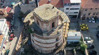 Edirne'deki Makedon Kulesi'nin dinamitle yıkılan bölümleri restorasyonda tamamlanacak