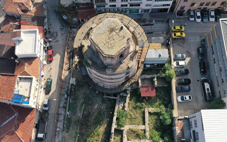 Edirne'deki Makedon Kulesi'nin dinamitle yıkılan bölümleri restorasyonda tamamlanacak G4