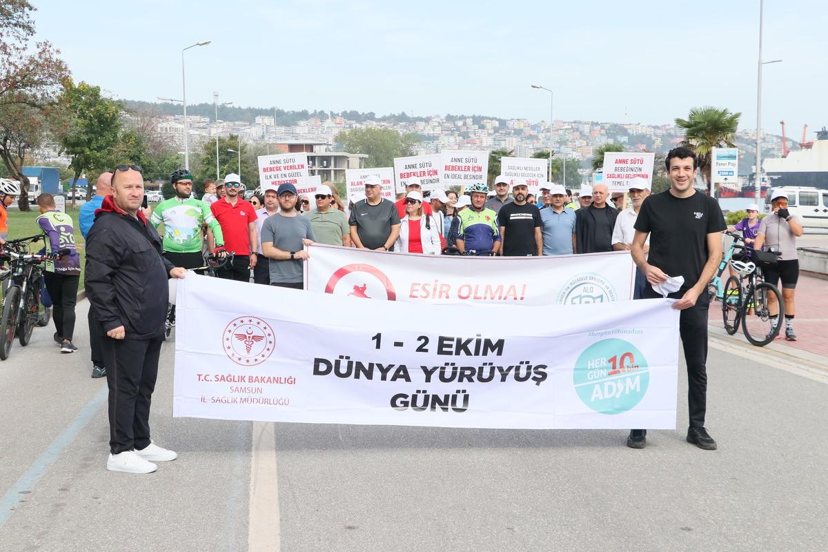 Samsun'da D&uuml;nya Y&uuml;r&uuml;y&uuml;ş G&uuml;n&uuml; dolayısıyla etkinlik d&uuml;zenlendi