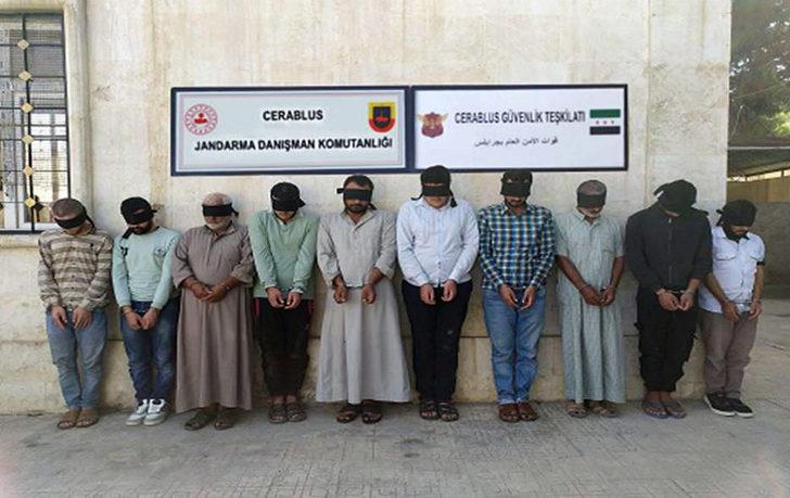 Suriye'nin kuzeyinde 6'sı sözde yönetici 15 terörist yakalandı G2