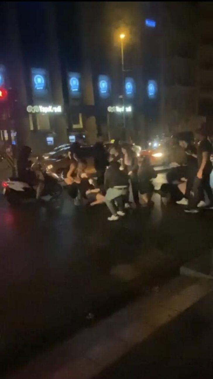 Nişantaşı'nda genç kadınların kavgası olay oldu! Cadde ortasında saç saça birbirlerine girdiler  G3