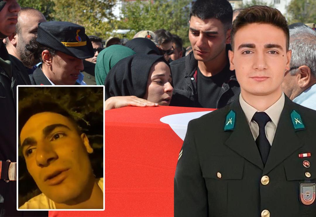 Vasiyetini anlattığı g&ouml;r&uuml;nt&uuml;ler y&uuml;rekleri dağlamıştı! Şehit Astsubay Yusuf Ataş son yolculuğuna uğurlandı "Kız &ccedil;ocuğunu bulmuşlar"