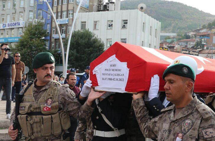 Şehit Özel Harekat Polisi Çalışgan, Tokat'ta son yolculuğuna uğurlandı G2