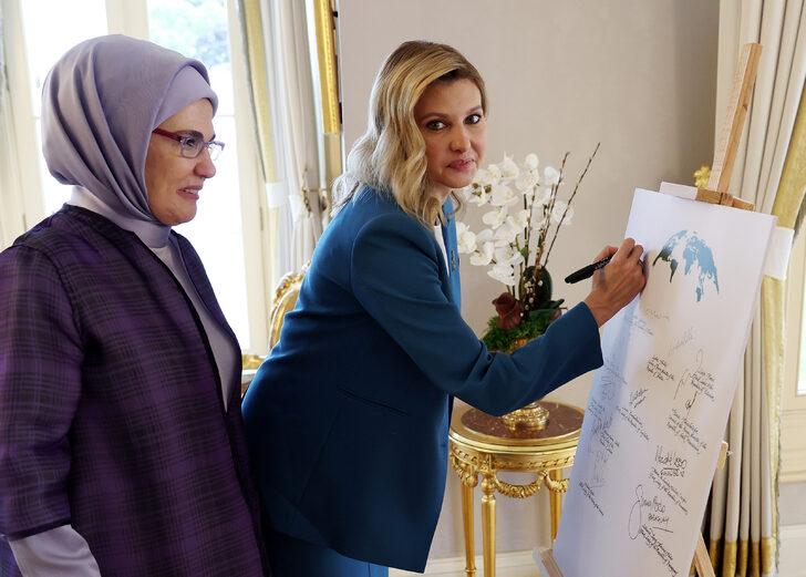Emine Erdoğan, Ukrayna Devlet Başkanı'nın eşi Zelenska'yı İstanbul'da ağırladı: G5