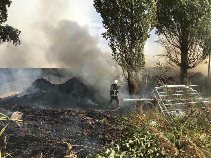GÜNCELLEME - Kütahya'da mobilya mağazası deposunda çıkan yangın söndürüldü G4