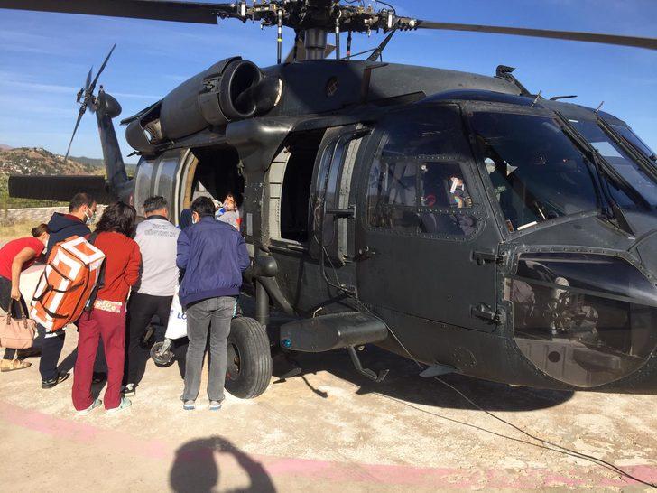 Tunceli'de askeri helikopter astım hastası çocuk için havalandı G2