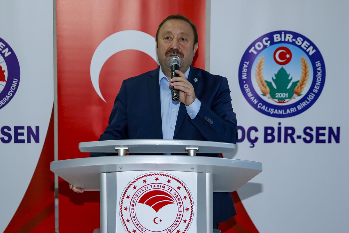 To&ccedil; Bir-Sen Genel Başkanı &Ouml;zt&uuml;rk, Diyarbakır'da konuştu: