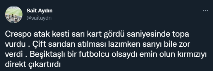 Beşiktaş Fenerbahçe maçında Crespo'dan olay hareket! Taraftar ayaklandı G2