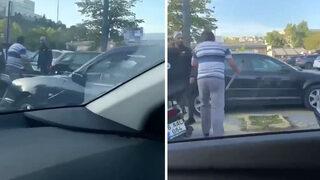 Trafikte dehşet! Tartıştığı kişiye baltayla saldırdı