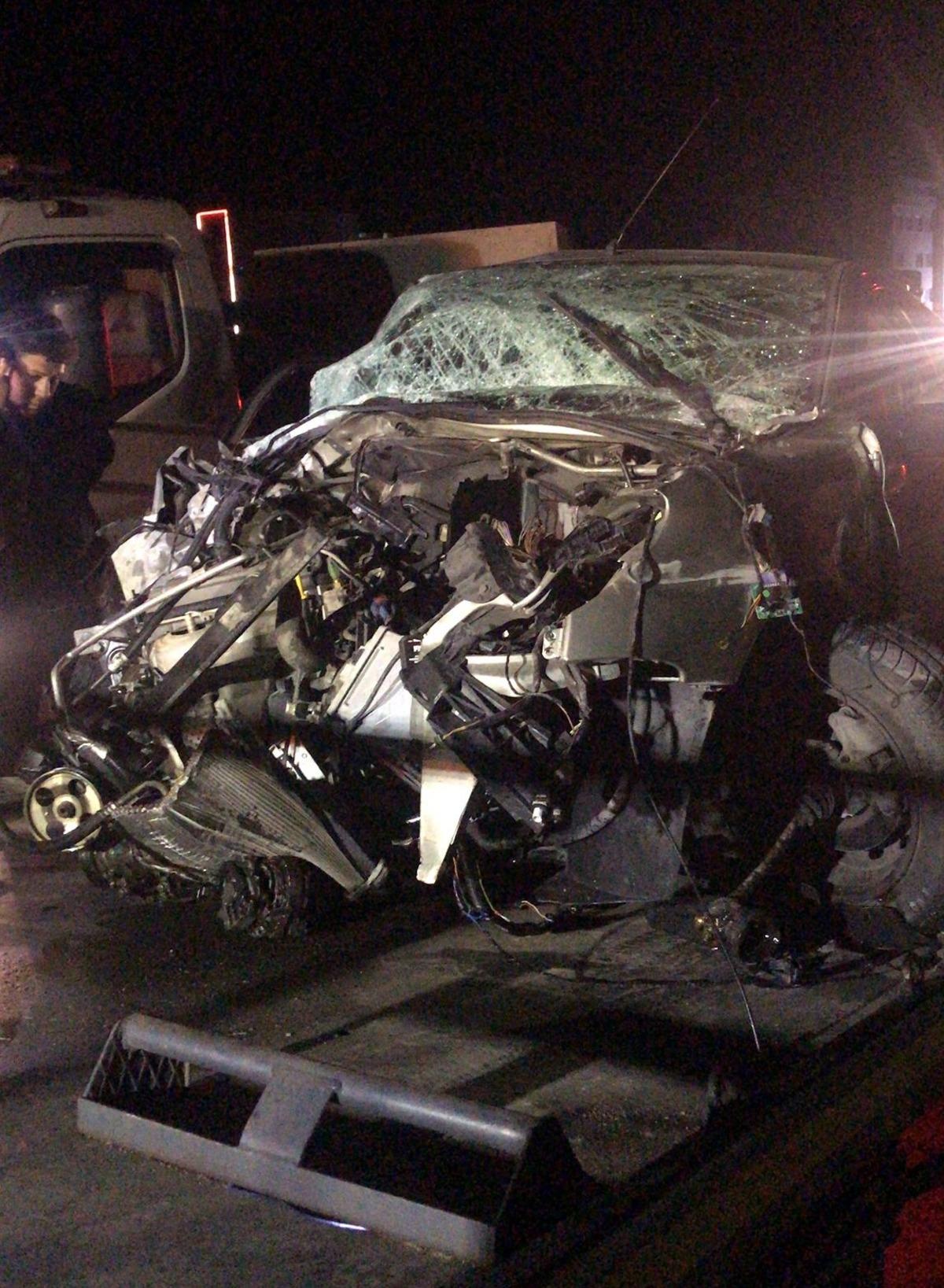 Kırklareli'nde kazaya m&uuml;dahale eden jandarma ekibine otomobil &ccedil;arptı, 1 uzman &ccedil;avuş şehit oldu