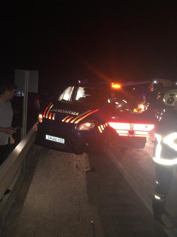 Kırklareli'nde kazaya müdahale eden jandarma ekibine otomobil çarptı, 1 uzman çavuş şehit oldu G3