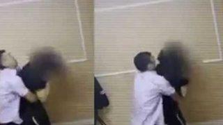 Boğulan kadına ilk yardımla müdahale etti! Kocası durumu yanlış anlayınca kuryeyi döverek hastanelik etti