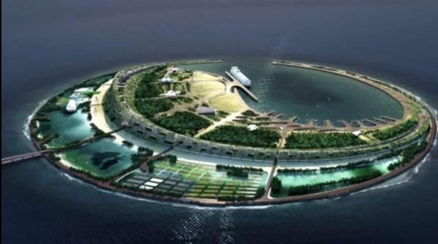 G&uuml;neş enerjili y&uuml;zen adalar geliyor