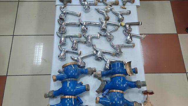 Konya'da cami ve evlerden musluk çalan şüpheli yakalandı