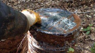 Yola tuzaklanan bombalar imha edildi