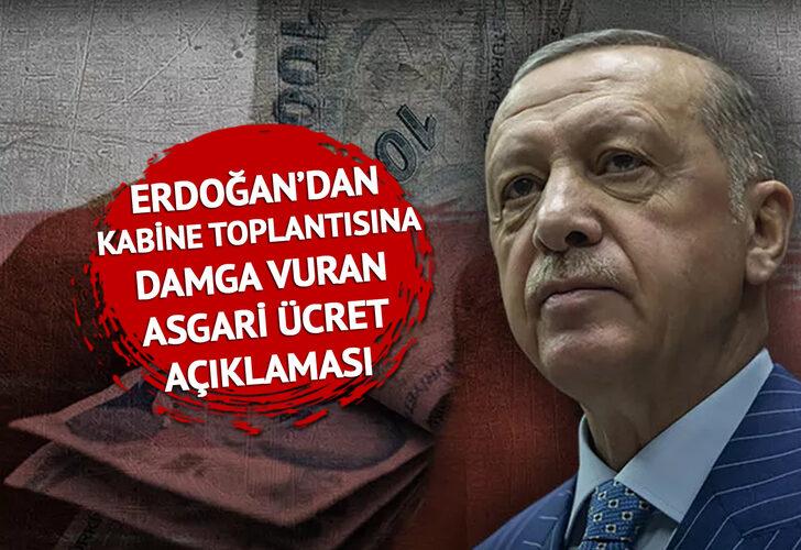 Erdoğan'ın asgari ücrete zam çıkışı heyecan yarattı! "Arkadaşlar bu böyle olmaz" diyerek talimat vermiş