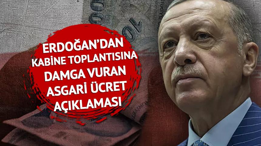 Erdoğan'ın asgari ücrete zam çıkışı heyecan yarattı! "Arkadaşlar bu böyle olmaz" diyerek talimat vermiş