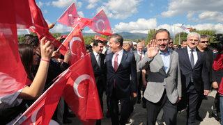 Bakan Kasapoğlu, Bolu'da olimpik yüzme havuzu açılışına katıldı: