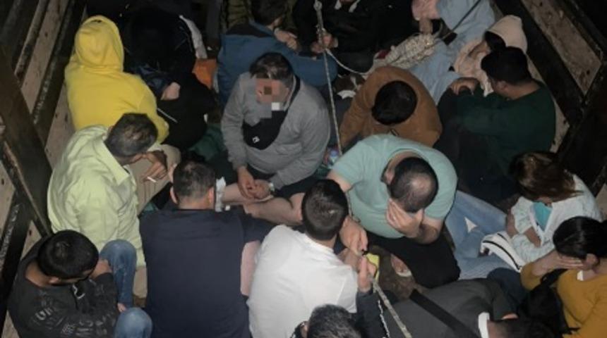 Aydın'da 43 düzensiz göçmen yakalandı