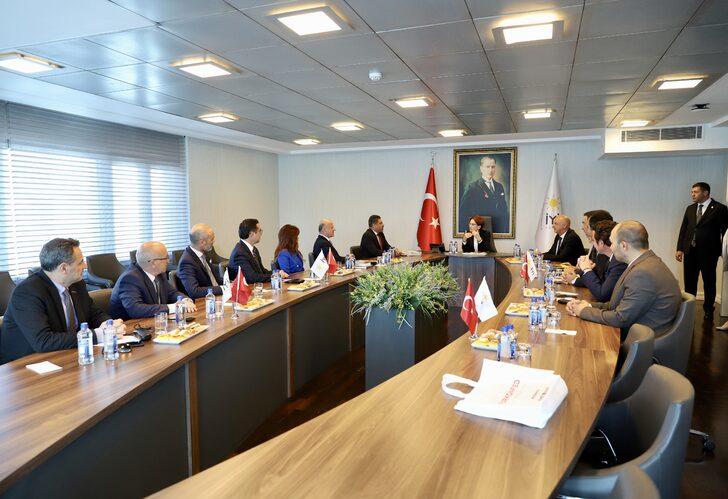 İYİ Parti Genel Başkanı Akşener, TÜRKONFED heyetiyle bir araya geldi G2