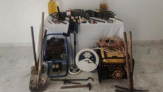 Muğla'da sit alanında kaçak kazı yapan 2 kişi yakalandı