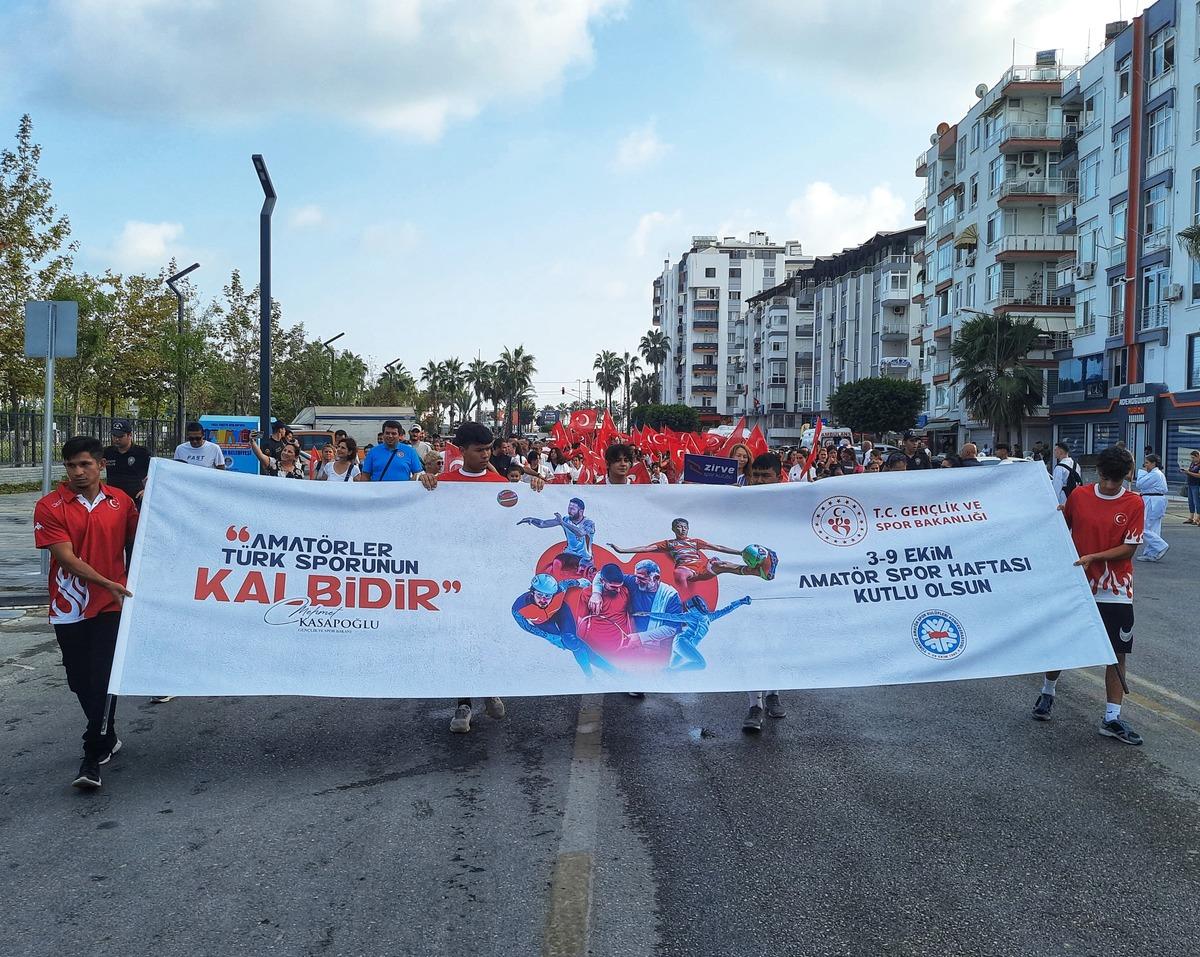 Mersin'de Amat&ouml;r Spor Haftası etkinlikleri başladı