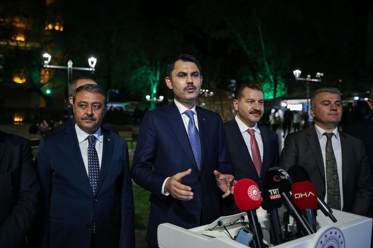 &Ccedil;evre, Şehircilik ve İklim Değişikliği Bakanı Murat Kurum Balıkesir'de konuştu: