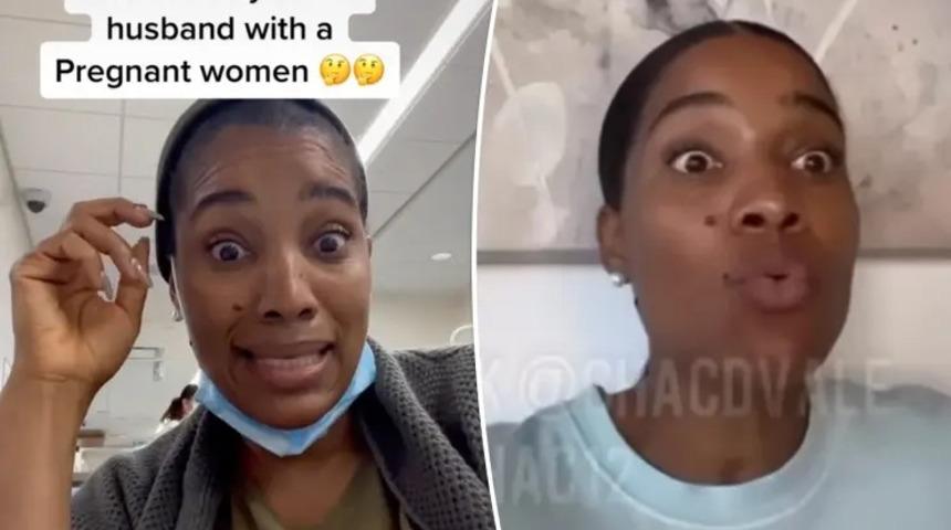 Arkadaşının kocasını hastanede hamile bir kadınla yakaladı! ''Burada savaş çıkacak''