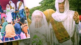 78 yaşındaki emekli çiftçi Filipinler’de kendisinden 60 yaş küçük genç bir kadınla evlendi! Sosyal medyadan tepki yağdı