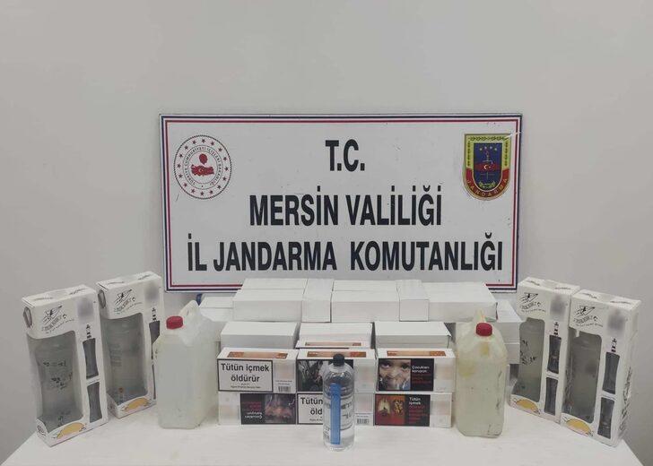 Mersin'de sahte içki ve kaçak sigara operasyonunda 3 şüpheli yakalandı G2