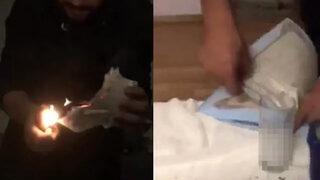 Görüntüler infial yarattı! Kur'an-ı Kerim'i yırtıp yakan kişilerle ilgili yeni gelişme