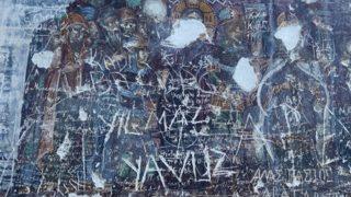 Sümela'daki fresklere korkunç görüntü! 'Her yer harap olmuş halde, gözleri oyulmuş'