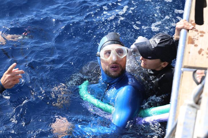 Hırvat sporcu Klovar, Antalya'da serbest dalış dünya rekoru kırdı G2