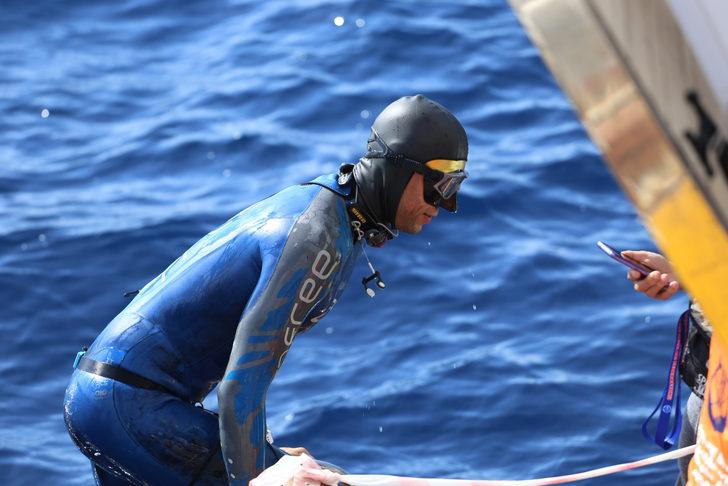 Hırvat sporcu Klovar, Antalya'da serbest dalış dünya rekoru kırdı G3